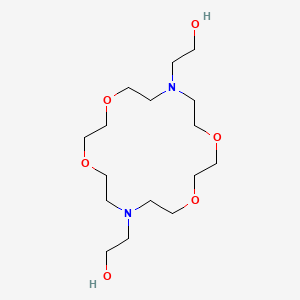 molecular formula C16H34N2O6 B3822110 1,4,10,13-Tetraoxa-7,16-diazacyclooctadecane-7,16-diethanol CAS No. 69930-74-1
