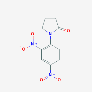 molecular formula C10H9N3O5 B382223 1-(2,4-Dinitrophenyl)pyrrolidin-2-one 