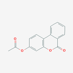 molecular formula C15H10O4 B382225 6-oxo-6H-benzo[c]chromen-3-yl acetate 