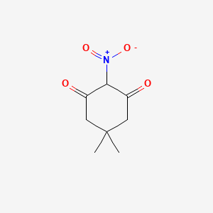 molecular formula C8H11NO4 B3822269 5,5-Dimethyl-2-nitrocyclohexane-1,3-dione CAS No. 37862-17-2