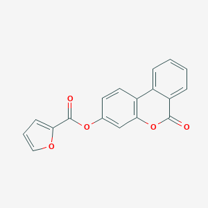 molecular formula C18H10O5 B382231 6-oxo-6H-benzo[c]chromen-3-yl 2-furoate CAS No. 307524-29-4