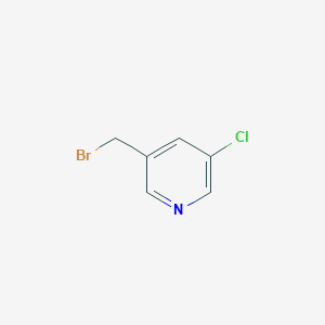 molecular formula C6H5BrClN B038225 3-(溴甲基)-5-氯吡啶 CAS No. 120277-13-6