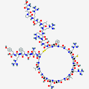 molecular formula C145H234N52O44S3 B038227 Urodilatin CAS No. 115966-23-9