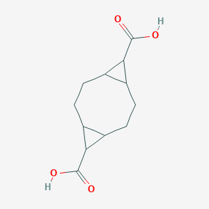 molecular formula C12H16O4 B3822835 tricyclo[7.1.0.04,6]decane-5,10-dicarboxylic acid 
