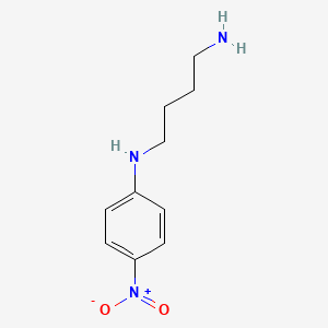 molecular formula C10H15N3O2 B3822852 N'-(4-nitrophenyl)butane-1,4-diamine 