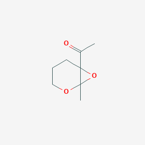 Ethanone, 1-(1-methyl-2,7-dioxabicyclo[4.1.0]hept-6-yl)-(9CI)