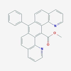 molecular formula C28H18N2O2 B038235 Me Pbdqc CAS No. 116047-40-6