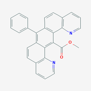 Methyl 7-phenylbenzo(1,2-h-5,4-h')diquinoline-14-carboxylate