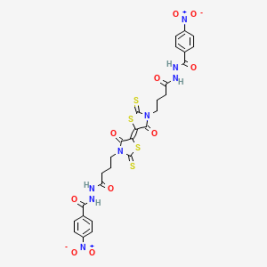 molecular formula C28H24N8O10S4 B3823629 RCL L336963 