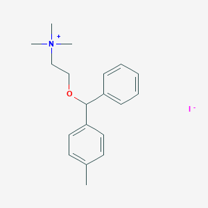 molecular formula C19H26INO B038239 N-Methyl-4-methyldiphenhydramine CAS No. 116169-73-4