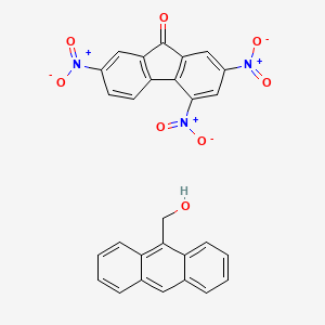molecular formula C28H17N3O8 B3824003 Anthracen-9-ylmethanol;2,4,7-trinitrofluoren-9-one 