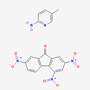 molecular formula C19H13N5O7 B3824021 5-Methylpyridin-2-amine;2,4,7-trinitrofluoren-9-one 