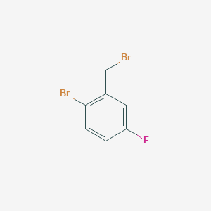 molecular formula C7H5Br2F B038247 2-Bromo-5-fluorobenzyl bromide CAS No. 112399-50-5