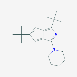 2-Azapentalene, 1,5-di(tert-butyl)-3-piperidinyl)-