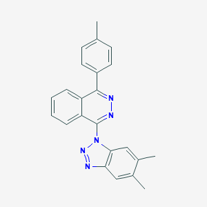 1-(5,6-dimethyl-1H-1,2,3-benzotriazol-1-yl)-4-(4-methylphenyl)phthalazine