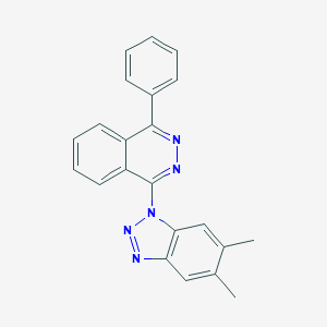 1-(5,6-dimethyl-1H-1,2,3-benzotriazol-1-yl)-4-phenylphthalazine