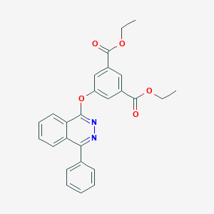 Diethyl 5-[(4-phenylphthalazin-1-yl)oxy]isophthalate