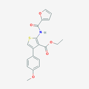 Ethyl 2-(2-furoylamino)-4-(4-methoxyphenyl)thiophene-3-carboxylate