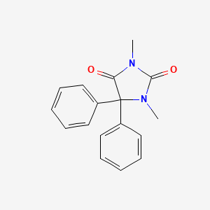 molecular formula C17H16N2O2 B3825397 1,3-Dimethyl-5,5-diphenylimidazolidine-2,4-dione CAS No. 6456-01-5