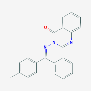 molecular formula C22H15N3O B382579 5-(4-methylphenyl)-8H-phthalazino[1,2-b]quinazolin-8-one CAS No. 128615-82-7
