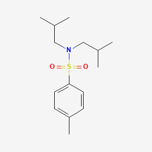 molecular formula C15H25NO2S B3825810 p-Toluenesulfonamide, N,N-diisobutyl- CAS No. 115281-07-7