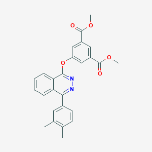 Dimethyl 5-{[4-(3,4-dimethylphenyl)phthalazin-1-yl]oxy}isophthalate
