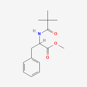 molecular formula C15H21NO3 B3826025 l-Phenylalanine, N-pivaloyl-, methyl ester 