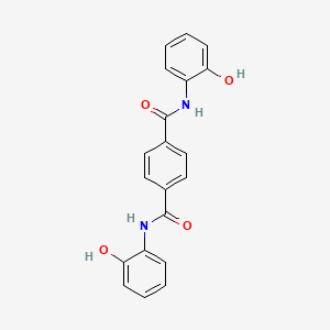 molecular formula C20H16N2O4 B3826256 N(1),N(4)-bis(2-hydroxyphenyl)terephthalamide 