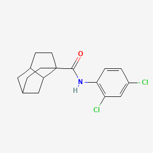 molecular formula C17H19Cl2NO B3826559 N-(2,4-dichlorophenyl)tricyclo[5.2.1.04,8]decane-4-carboxamide 