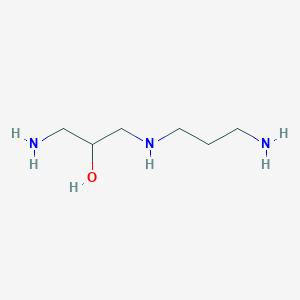 molecular formula C6H17N3O B038273 1-Amino-3-(3-aminopropylamino)propan-2-ol CAS No. 125144-89-0
