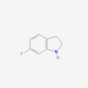 molecular formula C8H8IN B038274 6-Iodoindoline CAS No. 115666-46-1