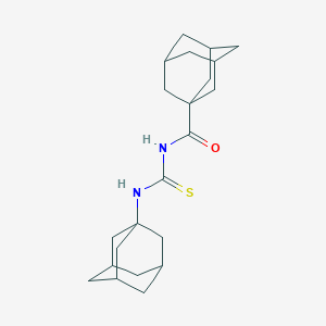 molecular formula C22H32N2OS B382775 N-(1-adamantyl)-N'-(1-adamantylcarbonyl)thiourea CAS No. 380343-33-9