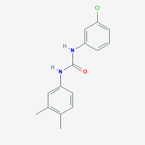 molecular formula C15H15ClN2O B3828952 1-(3-Chlorophenyl)-3-(3,4-dimethylphenyl)urea CAS No. 13208-29-2