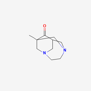 molecular formula C10H16N2O B3829850 1-Methyl-3,6-diazahomoadamantan-9-one 