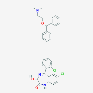 molecular formula C32H31Cl2N3O3 B038304 Somnium CAS No. 119177-41-2