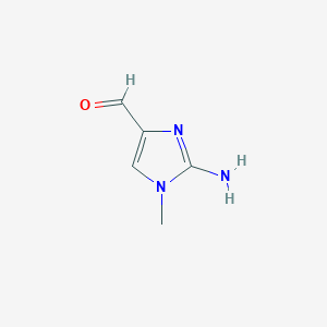 2-amino-1-methyl-1H-imidazole-4-carbaldehyde