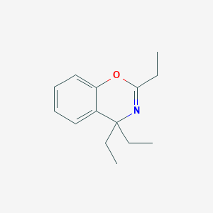 molecular formula C14H19NO B3830993 2,4,4-Triethyl-1,3-benzoxazine 