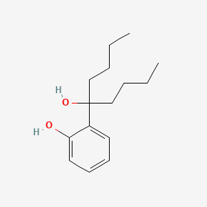 molecular formula C15H24O2 B3830994 2-(5-Hydroxynonan-5-yl)phenol 