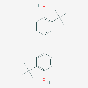 molecular formula C23H32O2 B038312 4,4'-isopropylidenebis(2-t-butylphenol) CAS No. 79-96-9