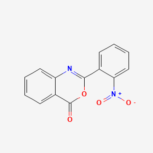 molecular formula C14H8N2O4 B3831311 2-(2-Nitrophenyl)-3,1-benzoxazin-4-one CAS No. 7501-38-4