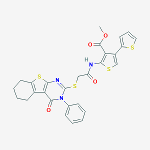 molecular formula C28H23N3O4S4 B383182 RCL R876933 