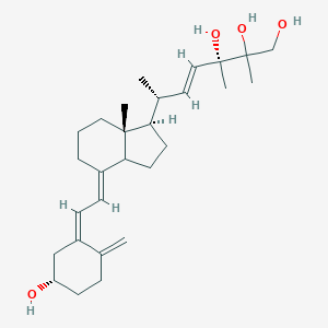 (E,3R,6R)-6-[(1R,4E,7aR)-4-[(2Z)-2-[(5S)-5-hydroxy-2-methylidenecyclohexylidene]ethylidene]-7a-methyl-2,3,3a,5,6,7-hexahydro-1H-inden-1-yl]-2,3-dimethylhept-4-ene-1,2,3-triol