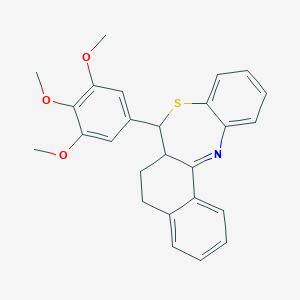 7-(3,4,5-Trimethoxyphenyl)-5,6,6a,7-tetrahydronaphtho[2,1-c][1,5]benzothiazepine