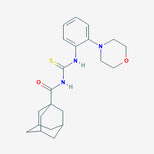 N-(1-adamantylcarbonyl)-N'-[2-(4-morpholinyl)phenyl]thiourea