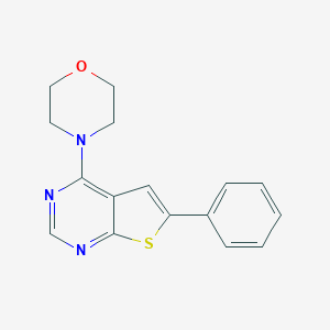 4-(4-Morpholinyl)-6-phenylthieno[2,3-d]pyrimidine