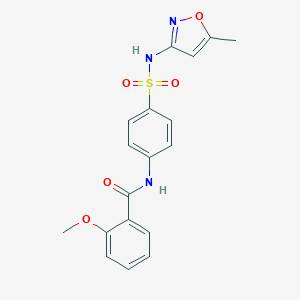 2-methoxy-N-(4-{[(5-methyl-3-isoxazolyl)amino]sulfonyl}phenyl)benzamide