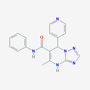 5-methyl-N-phenyl-7-(4-pyridinyl)-4,7-dihydro[1,2,4]triazolo[1,5-a]pyrimidine-6-carboxamide