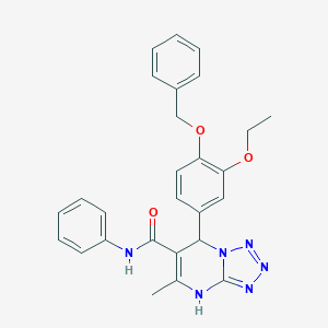 7-(4-(benzyloxy)-3-ethoxyphenyl)-5-methyl-N-phenyl-4,7-dihydrotetrazolo[1,5-a]pyrimidine-6-carboxamide