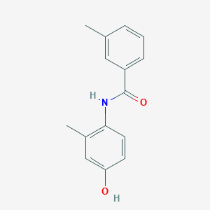 molecular formula C15H15NO2 B383310 N-(4-hydroxy-2-methylphenyl)-3-methylbenzamide 