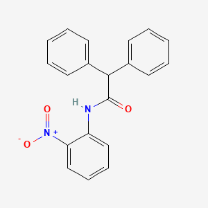 molecular formula C20H16N2O3 B3833137 N-(2-nitrophenyl)-2,2-diphenylacetamide CAS No. 7472-60-8